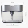 Liquid Soap Dispenser Semen Wash Box Dishwashing Kitchen Rack Storage