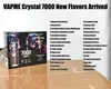 Authentischer VAPME CRYSTAL 7000 Puffs Einweg-Vape, 14 ml, vorgefülltes Gerät, 650 mAh Typ-C-Akku, 0,8 Ohm MESH-Spule, 30 Geschmacksrichtungen, 7K E-Zigaretten, OEM. Willkommen