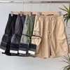 Pantaloncini da uomo firmati Stones Islandness Tasche cargo da lavoro Pantaloni sportivi estivi da donna a cinque pezzi Pantaloni multifunzionali alla coscia Corti Casual larghi larghi