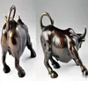 Big Wall Street Bronzen Fierce Bull OX-standbeeld 13 cm 5 12 inches2084