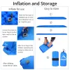 Gear Widesa Camping Ierable Madrass in Tält Folding Camp Bed Sleeping Pick Picnic Filt Travel Air Mat Camping Equipment