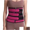 Waist Tummy Shaper Blpiano Shaperwear Trainer Neoprene Belt Cincher Body Control Strap Fitness Fat Burning 2201155131137 Drop Delivery Ot04I