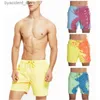 Maillots de bain pour hommes Short à couleur changeante pour homme Short de créateur pour homme Maillot de bain d'été Short de bain pour homme court pour homme court L240312