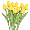 Fleurs nordiques fraîches et créatives avec touche hydratante, ornements de photographie de tulipe, décoration de la maison, fleurs artificielles