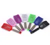 Colorful Bristle Massage Hair brush Nylon Comb Styling Tool Wet Curly Detangle Brushes for Salon Hairdressing4367754