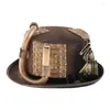 Gorras de bola Steampunk Sombrero de copa para hombres con gafas Gótico Halloween Gay Y1UA