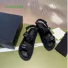 Tasarımcı Ayakkabı Kadın Sandalet Slingback Platform Baba Sandal Ayakkabı Deri Buzağı Kapitalı Slaytlar Yaz Grandd Lüks Sandles Kadınlar Plaj Kayışı Moda Ayakkabıları