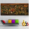 RELIABLI Huge Size Artwork Canvas Art Painting Discussing Divine Comedy Dante Wall Art Print Poster decorative painting256a