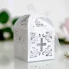 Square Hollow Cross Paper Candy Sweet Gift Packaging Box Boxes For Wedding Party Baby Shower Birthday Decor Supplies 2498