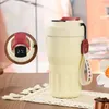 Bouteilles d'eau Tasse thermique intelligente Bouteille isolée de 500 ml avec affichage haute définition à grande ouverture pour voyager à la maison Camping