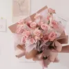 Andra konst och hantverk 50 cm 5yards Gaze Garn Creative Flower Wrapping Bouquet Packaging Material Florist Package Present Papers Suppl246s