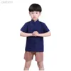 Kleidungssets Baby Jungen Kleidung Anzüge Chinesische Traditionelle Kostüme Kinder T-shirt Kurze Hose Tang-anzug Leinen Atmungsaktive Jersey Tops ldd240311