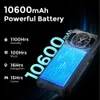 携帯電話FOSSIBOT F101PRO頑丈なスマートフォン15GB+128GB Android 13 IP68防水電話10600MAH NFCグローバルエディションQ240312