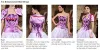 Pärlor Vita sjöjungfru Pageant Dresses High Neck Chiffon Hollow Back Prom Evening Formal Dress Gowns Cheap Long Long Long