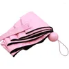 Umbrellas Mini Foldable Umbrella Pocket Size Small Durable For Rain And Sun Both Reinforced Frame GXMA