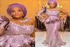 العربية Aso ebi الأنيقة العباءة المسائية 34 الأكمام الطويلة من الدانتيل الدانتيل طول الأرضية بالإضافة إلى فساتين حفلة موسيقية 4494674