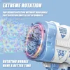 Gun Toys 56 Holes Bazooka Bubble Gun Electric Bubble Machine Soap Bubble For Children Bath Outdoor Toys Wedding Bubble Maker Water Gun L240311