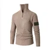 Stone Jacket Island Designer Maglione da uomo scozzese Cardigan lavorato a maglia di marca Pullover Moda Casual Business Slim Fit Lungo Classico Lussuoso Pullover caldo di lana