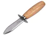 Coltello per ostriche con manico in legno Coltello per ostriche in acciaio inossidabile Utensile da cucina per alimenti5001187