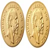 Pièce de monnaie allemande ST Anhalt-Dessau Friedrich I 1896 1901, 10 marques, artisanat plaqué or, matrices métalliques, usine de fabrication 232p
