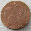 GERMANY VERDUN 1917 100% Copper or Silver Plated CAST BRONZE MEDAL BY KARL GOETZ ENGLAND AND FRANCE AS DEA Copy Coins161Z