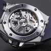 Ultimo orologio AP di lusso Royal Oak Offshore serie 26420 macchinari automatici quadrante 43 mm con scheda di garanzia