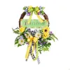 Couronnes de fleurs décoratives Porte d'entrée Couronne de printemps Ornement Guirlande suspendue pour porche Drop Livraison Maison Jardin Fête Fête Supplie Ottn6