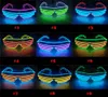 Lunettes lumineuses de fête à LED, fil EL, verre Flash fluorescent avec fenêtre, remise de diplôme de pâques, barre d'anniversaire, barre lumineuse décorative Eyewe5062479