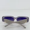 Lunettes de soleil rétro design polycarbonate oeil de chat métal carré rectangulaire M645 lunettes de soleil de luxe pour femmes lunettes de soleil de protection contre les radiations