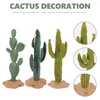 Fiori decorativi Simulato Cactus Ornamento Microlandscape Pianta Statua Decor Famiglia Falso Adorna Opzione regalo albero artificiale