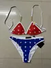 Tasarımcı Mayo Kadınlar Vintage Thong Micro Cover Up Womens Bikini Setleri Mayo Baskılı Mayo Takımları Yaz Plajı Giyim Yüzme Takım Awa122