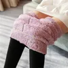 Women's Leggings Fleece Lined Women High Waisted Thick Warm Soft Wool Underwear For Men Long Thermal