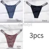 Mutandine da donna Mutandine da donna Moda Bikini sexy Segreti Vita bassa G-String Intimo donna Strass Lettera Perizoma Comodo ldd240311