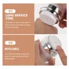 Lagringsflaskor 2 st pulver Pulverpress Cream Jar Miss Shampoo Pump Dispenser PP Multipurpose