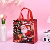 クリスマスデコレーション装飾魅力的な便利な素敵なお祝い耐久性のあるかわいいサンタ収納バッグ装飾ギフト包装