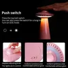 Lâmpadas Shades UFO Design Usb Recarregável LED Lâmpada de Mesa Dimmable Reading Flicker-Free Table Light Quarto Night Light Bedside Study Room Decor L240311