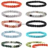 Perlé 4mm 6mm 8mm brins de pierre naturelle perlé bracelets de charme élastiques pour femmes hommes bracelet bijoux de yoga faits à la main livraison directe Jewe Dhbzo