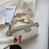 Confezioni Borsa da donna a tracolla con tracolla larga in vita Borsa da donna elegante in pelle scozzese scozzese Elegante Marsupio da donna 220621307J