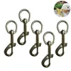 Halsbanden Riemen 5 Stuks Draaibaar Outdoor Sleutelhanger Karabijnhaak Gesp Thuis Sluiting Camping Huisdier Clip Karabijnhaak Lente Multifunctioneel Acc203T