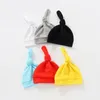 Hats Baby Anti-scratching Gloves Knotted Hat Set Born Mittens Warm Beanie Cap Kit Infants Shower Gifts