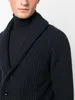 Mężczyzn SWEATER Designer Coats Autumn and Spring Knitwear Brioni Chunky-Winit Shall Cardigan Women Kobiety