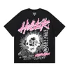 maglietta designer di magliette Hellstar Mens T-shirt a maniche corte magliette da donna donna di alta qualità streetwear hip hop moda maglietta