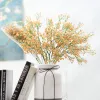Moda colorido artificial gypsophila silicone macio real toque flores artificial gypsophila para casamento festa em casa decoração festiva