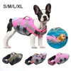 Justerbar husdjurshund simning livjacka flythjälpen byte float Vest Saver Dogs Shark Pets kläder #15 Y200917270O