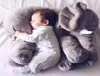40cm60cm sevimli fil peluş oyuncak bebek uyuyan yastık karikatür hayvan peluş oyuncak yumuşak yastık yenidoğan bebek çocuklar039s oyuncak chri7589005