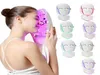 Maschera facciale per il viso a LED con macchina per terapia della luce Pon a colori Pro Korea 7 con collo8535150