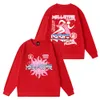 Designer Lady Hoodie Hellstar Hoodie Vermelho Mens Redondo Pescoço Qualidade Carta Graffiti Impressão Hoodies Moletom Hip-Hop Roupas Moda Flash Hellstar Manga Longa