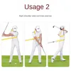 Тренировочный браслет PGM Golf Swing Twist улучшает взрывную силу. Физические упражнения. Тяга веревки укрепляет баланс. HL014240311