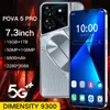 Grenzüberschreitendes mobiles Pova 5 Pro 7,3-Zoll-Großbildschirm mit 13 Millionen Pixeln, Android 9.1 Typc-C, Android Intelligence