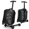 Valises 21 pouces bagage à main chariot enfants assis scooter valise de voyage étui paresseux